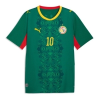 Camiseta Senegal Sadio Mane #10 Segunda Equipación Replica Mundial 2026 mangas cortas